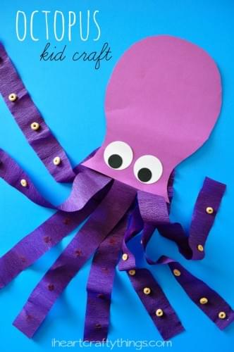 Octopus kids craft