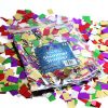 BI1002 Foil Shimmer Shower metallic pieces pack of 100 assorted colours