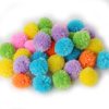 BI8027 Woolly Pom Poms pk100 Assorted BI8027 Woolly Pom Poms pk100 Assorted