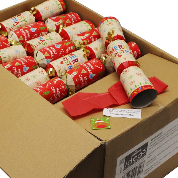 Christmas Crackers 10" Box of 100