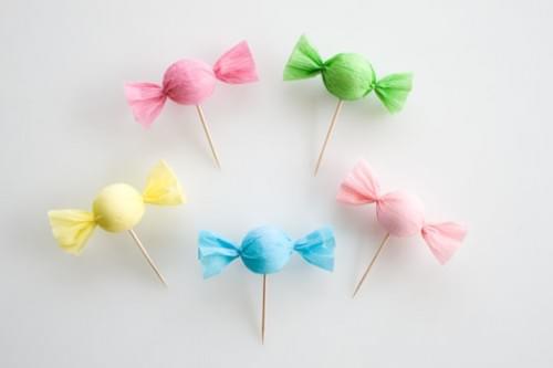 Candy Cup Cake toppers