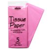 BI0554 Pink Tissue Paper Pk05