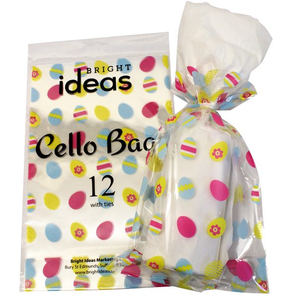 BI2624 Cello Bags Easter PK12