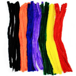BI8105 Extra Long Pipe Cleaner Chenille Stems PK50 Assorted