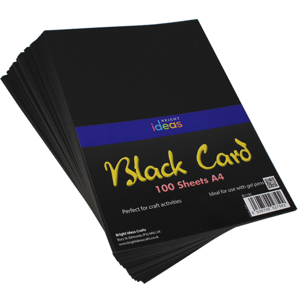 BI1195 Black Card A4
