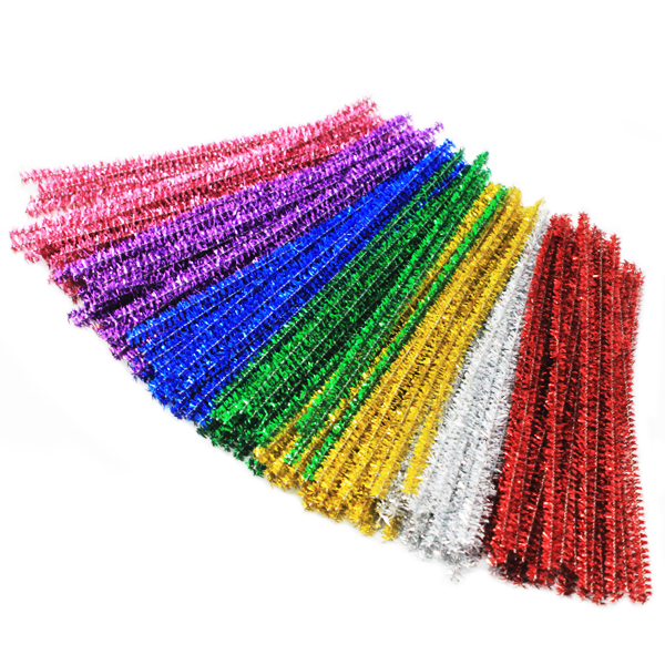 Tinsel Pipe Cleaner Stems 150mm - PK250