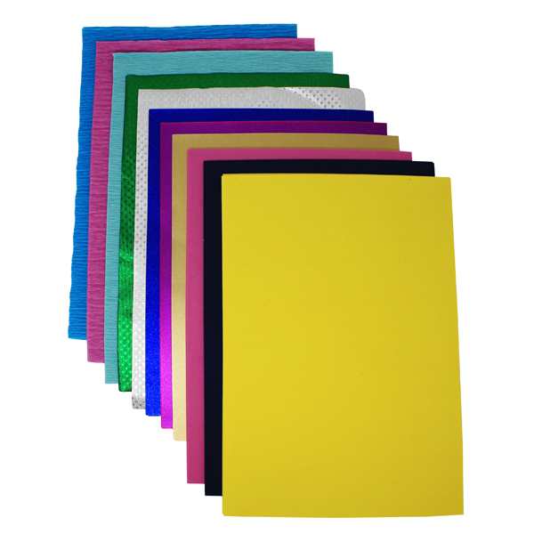BI2641 – Crepe Paper Foil and Foam Sheets