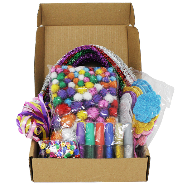 BI8151 Bright Ideas Art & Craft Kit - Glittery Box Open